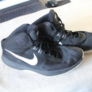 Nike Air Precision Black Size 13 Mesh Gym Shoes